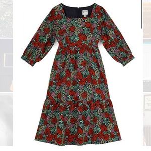 Carrie Hope Fletcher X Joanie - Candice Secret Garden Print Midi Dress